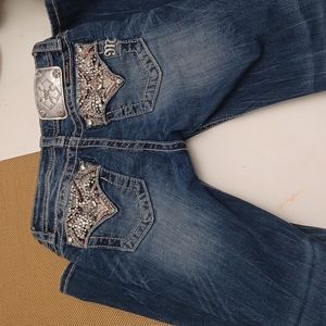 Jeans grils very cute size 12 miss me
